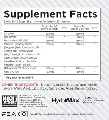 Core Nutritionals Pump Full-Spectrum Non-Stimulant Pre-Workout, with N03T Nitrate Core Nutritionals