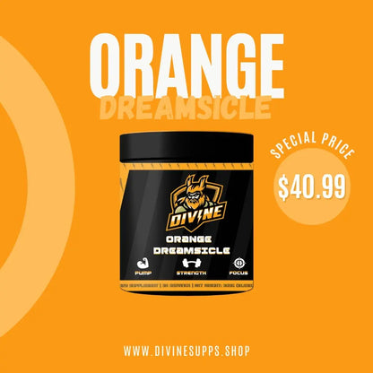 Orange Dreamsicle Pre Workout | The Best Tasting Pre Workout | Intense Increased Endurance Beta Bears