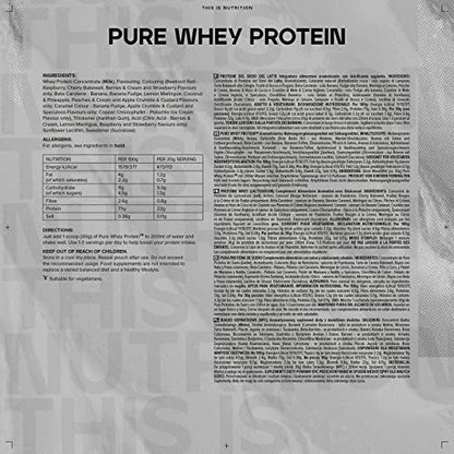 Bulk Pure Whey Protein Powder Shake, White Chocolate, 2.5 kg, Packaging May Vary Bulk