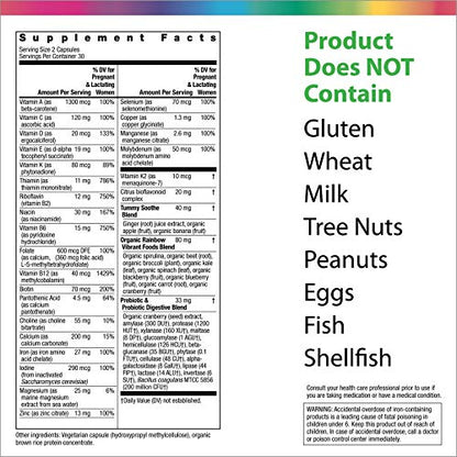 Rainbow Light Vibrance Trimester 3 Prenatal Multivitamin – 60 Count Rainbow Light