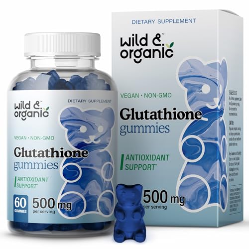 Wild & Organic Glutathione Gummies - Reduced Glutathione for Liver Cleanse & Antioxidants Wild & Organic