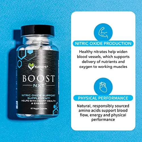 KaraMD Boost NXT | Nitric Oxide Booster Supplement | Natural L-Citrulline & L-Arginine KaraMD