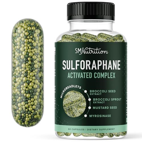 20MG Sulforaphane | From Broccoli Sprouts & Seed Extract | 565MG Microbeadlet SMNutrition