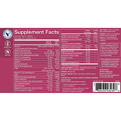 The Vitamin Shoppe Prenatal + DHA Multivitamin, Supports A Healthy Pregnancy & Fetal Development The Vitamin Shoppe