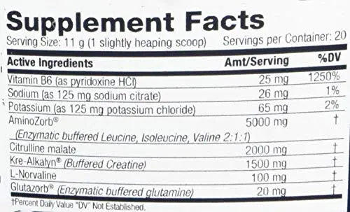 Distinct Formulations, AlphaCell 7, (Pre, Intra, Post), Lemon Spritz, 20 Servings Distinct Formulations