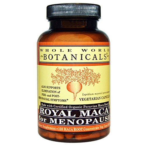 WHOLE WORLD BOTANICALS Royal Maca For Menopause, 120 CT Whole World Botanicals