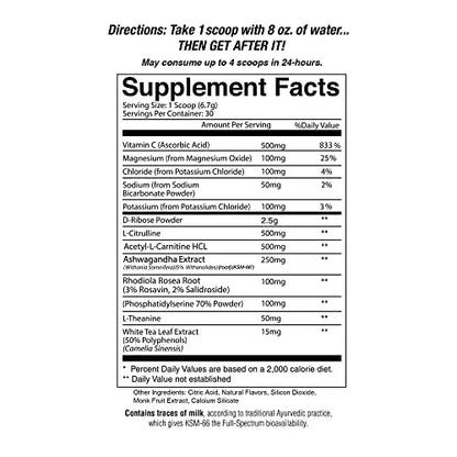 Origin Jocko Fuel Stim Free Pre Workout Powder with L-Citrulline, Nootropic for Endurance Jocko Fuel