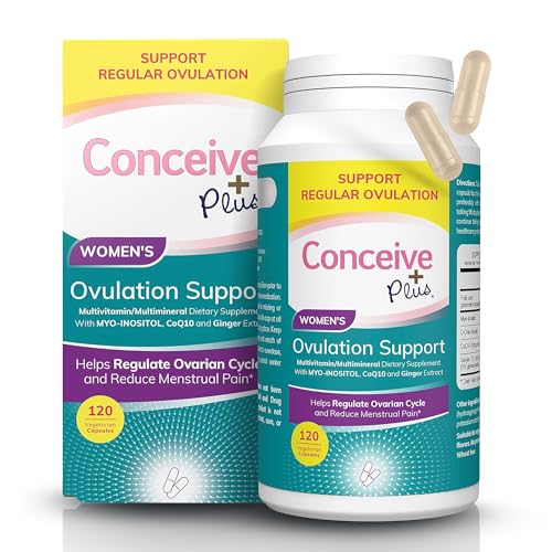 CONCEIVE PLUS Womens Ovulation Support - PCOS Supplement for Fertility CONCEIVE PLUS