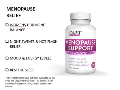 YouFit Nutrition Menopause Relief Capsules for Women - Natural Menopause Supplements YouFit Nutrition