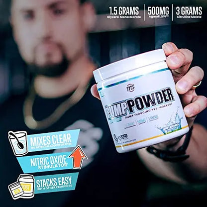 Man Sports Pump Powder. Stimulant Free Neutral Flavored Pre Workout Drink MAN Metabolic Augmenting Nutrition