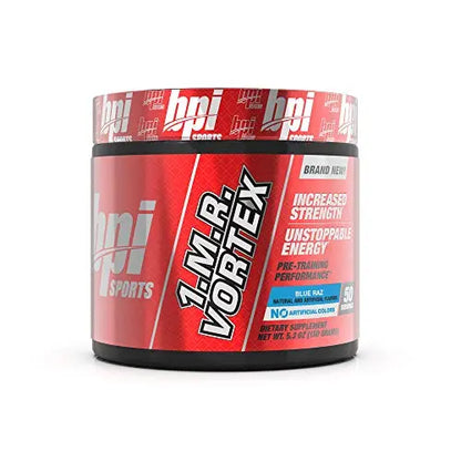 BPI Sports 1.M.R. Vortex Pre-Workout Powder, Blue Raz, 5.3 Ounce BPI Sports