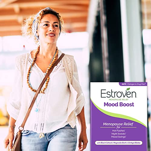 Estroven Mood Boost For Menopause Relief - 30 Ct. - Clinically Proven Ingredients Estroven