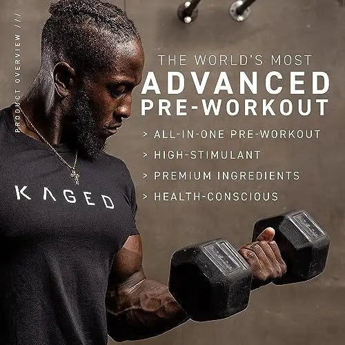 Kaged High Stimulant Pre Workout Powder | Fruit Punch | Pre-Kaged Elite | L-Citrulline Kaged