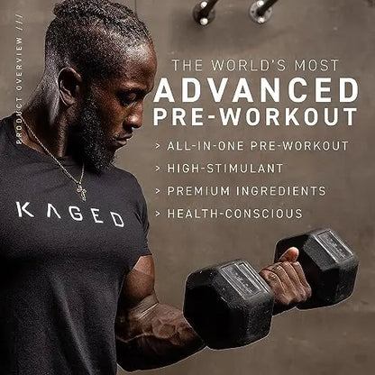 Kaged High Stimulant Pre Workout Powder | Fruit Punch | Pre-Kaged Elite | L-Citrulline Kaged