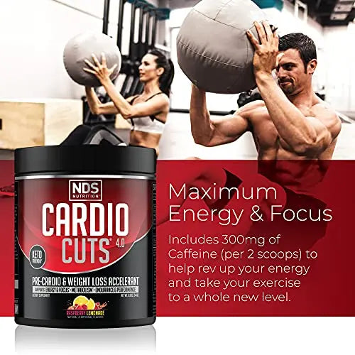 NDS Nutrition Cardio Cuts 4.0 - Raspberry Lemonade - 8.6 oz. NDS Nutrition