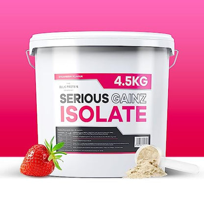 The Bulk Protein Company, Serious Gainz Isolate – 4.5kg – Whey Protein Powder The Bulk Protein Company