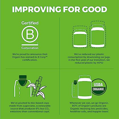 Orgain Organic Vegan Protein Powder, Vanilla Bean - 21g Plant Based Protein, Gluten Free OrgainBuy Supplements Australia
