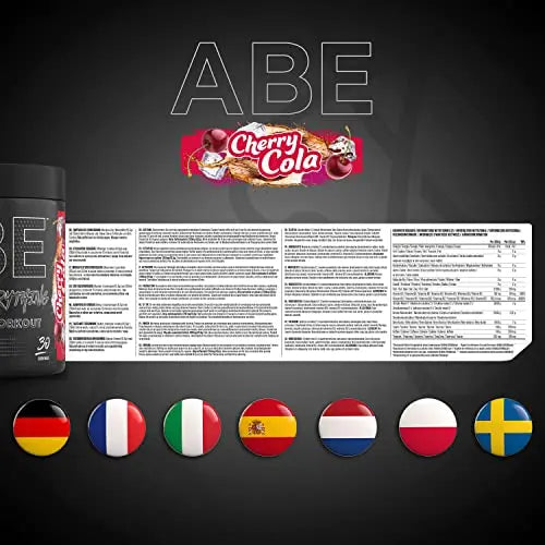 ABE All Black Everything Pre Workout Energy, Increase Physical Performance with Citrulline Applied Nutrition