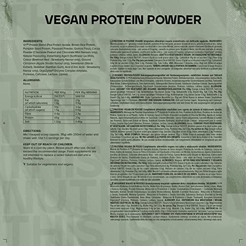 Bulk Vegan Protein Powder, Chocolate Mint, 2.5 kg, Packaging May Vary BulkBuy Supplements Australia