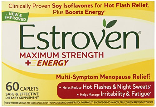 Estroven Maximum Strength + Energy - One Per Day Formula - 60 Caplets Estroven