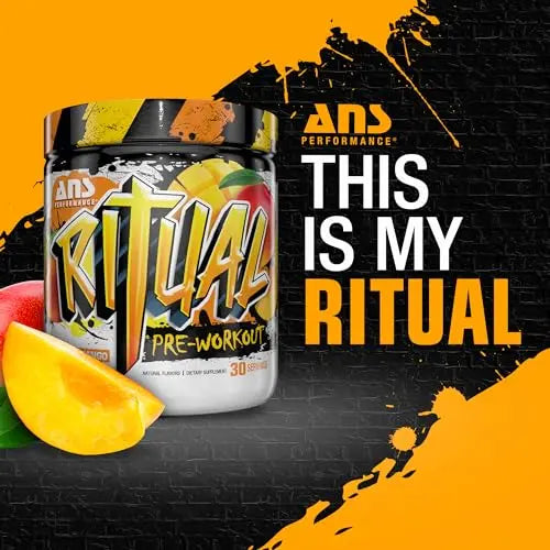 ANS Performance Ritual Pre Workout (30 Servings, 12.7 oz) - Complete Preworkout Formula ANS Performance