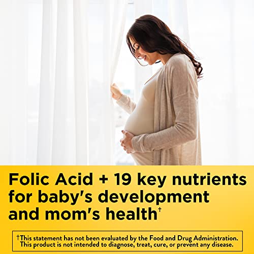 Nature Made Prenatal with Folic Acid + DHA, Prenatal Vitamin and Mineral Supplement Nature Made