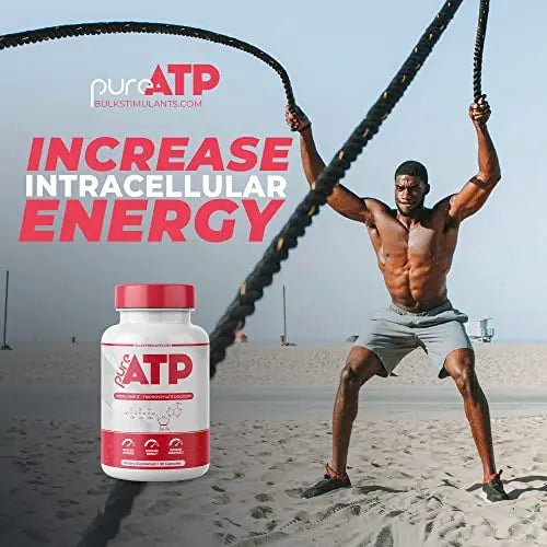 Pure ATP Capsules, Adenosine Triphosphate - Increase Energy, Endurance, Strength BulkStimulants.com