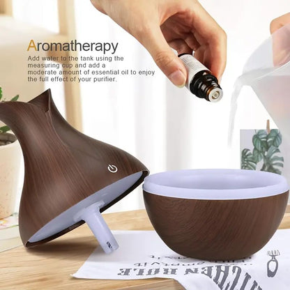 ZZ LIFE Mini Aromatherapy Humidifier Relaxing Cool Mist with Color Changing LEDs Night Light ZZ LIFE