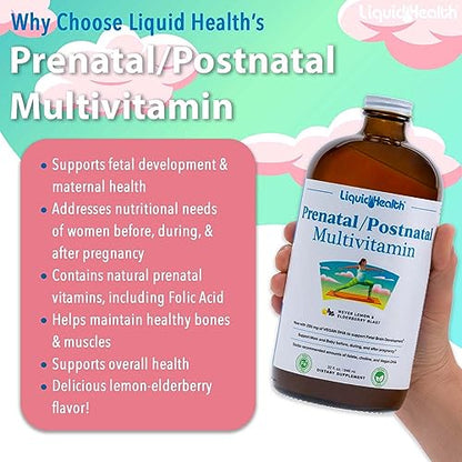 LIQUIDHEALTH Prenatal/Postnatal Multiple Liquid Women's Multivitamin LIQUIDHEALTH