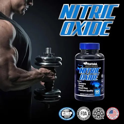 VitaHalal Nitric Oxide Supplement - Powerful Nitric Oxide Booster for Men to Support Blood VitaHalal