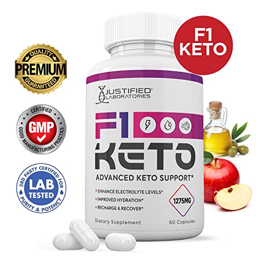 (3 Pack) F1 Keto Pills 800MG Includes goBHB Exogenous Ketones Advanced Ketosis Justified Laboratories