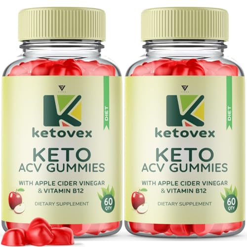(2 Pack) Ketovex Keto Gummies for Weight Loss, Ketovex Keto ACV Gummies Advanced Fyvus