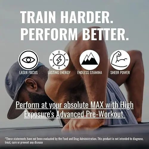 High Exposure Pre Workout Energy Mix | Pre Workout Powder for Men and Women High Exposure