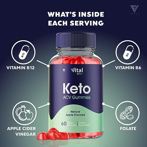 (3 Pack) Vital Ketogenic Keto ACV Gummies for Weight Loss, Vital Private Keto ACV Gummies Fyvus