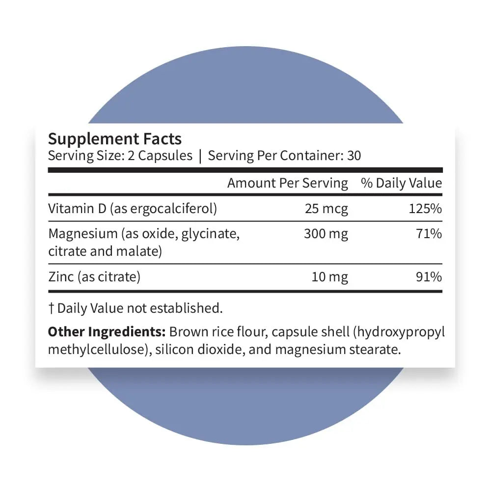 Pattern Wellness Magnesium Complex – Supports Muscle, Bone & Relaxation Health – with Zinc & Vitamin D – Daily Support Formula – 60 Vegan Capsules Pattern Wellness buy supplements Au