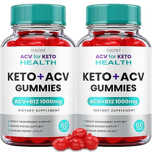 (2 Pack) Acv for Keto Health Gummies - Official Formula, Vegan - Acv for Keto Health Gummies Healthly