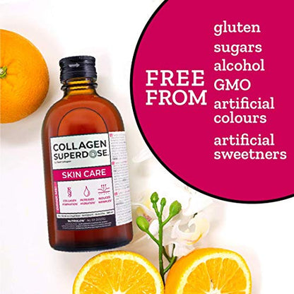 Collagen Superdose Skincare by Gold Collagen | Patented Liquid Collagen Peptides Supplement | 10 Powerful and Effective Ingredients | 30 Day Supply COLLAGEN SUPERDOSE by Gold CollagenBuy Supplements Australia