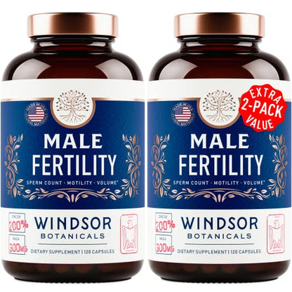 Fertility Supplements For Men Prenatal Vitamins - Conception For Him Male Fertility Vitamin WINDSOR BOTANICALS