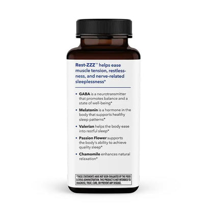 Rest-ZZZ - Powerful Sleep Support Supplement - Fall Asleep & Stay Asleep - Calms Nervous System LifeSeasons