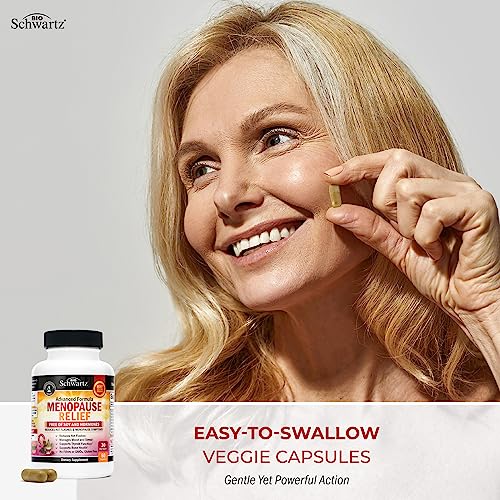 Herbal Menopause Relief for Women - Menopause Support for Mood & Hormone Balance BioSchwartz