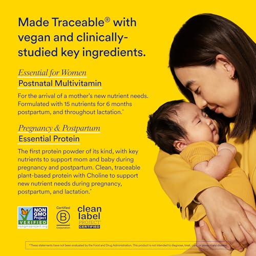 Ritual Postnatal Multivitamin and Protein Duo with Postnatal Vitamins and Organic Vanilla Protein Powder 20g Ritual