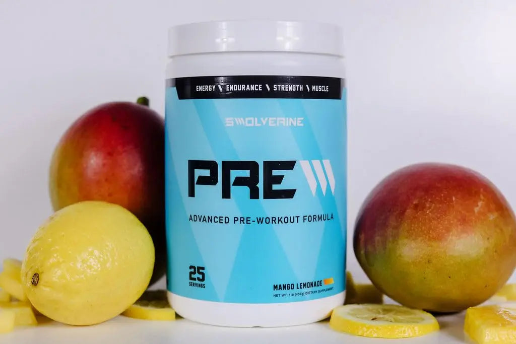 Swolverine PRE-Workout | Citrulline Malate, Carnosyn Beta Alanine, Carnitine, Ginseng Swolverine