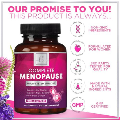 Hello Lovely! Menopause Relief for Women - Complete Menopause Supplements Hello Lovely!