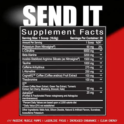UXO Send IT Preworkout (Blue Hawaiian Flavor) UXO Supplements