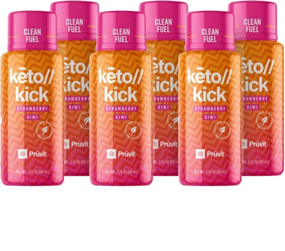 Pruvit Keto Kick Strawberry Kiwi Exogenous Ketones Exalt The Benefits of Natural Slim 