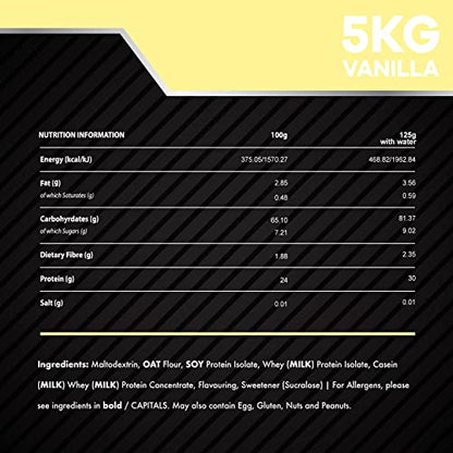 The Bulk Protein Company, SERIOUS GAINZ - Whey Protein Powder - Weight Gain, Mass Gainer The Bulk Protein Company