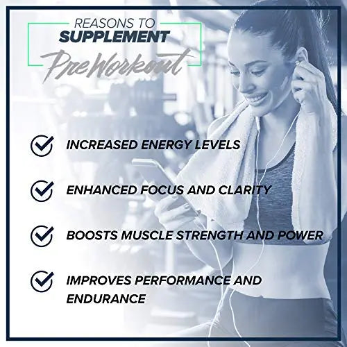 NF Sports Pre-Workout - Supports Energy, Cognitive Function, Strength, and Muscular NF Sports