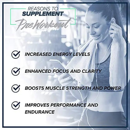 NF Sports Pre-Workout - Supports Energy, Cognitive Function, Strength, and Muscular NF Sports