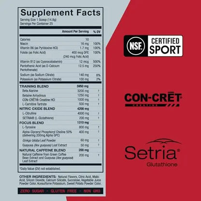 ZOA+ Pre-Workout Powder & Shaker Bottle Bundle, Cherry Limeade ZOA