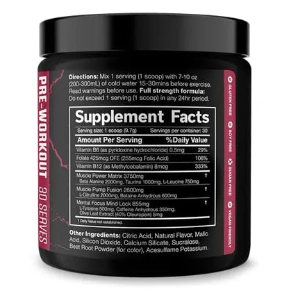 JNX SPORTS The Shadow! 350mg of Caffeine Hard Core Preworkout -Electric Energy JNX SPORTS